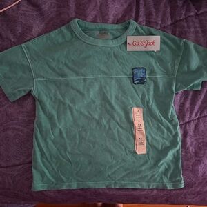 NWT Cat & Jack Kids Teal Surf Up T-Shirt
